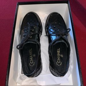 Chanel Patent Leather Loafers